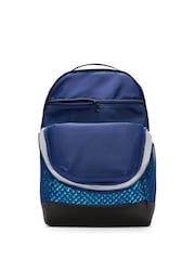 Nike Blue Void All-Over Print Brasilia Backpack - Image 4 of 16
