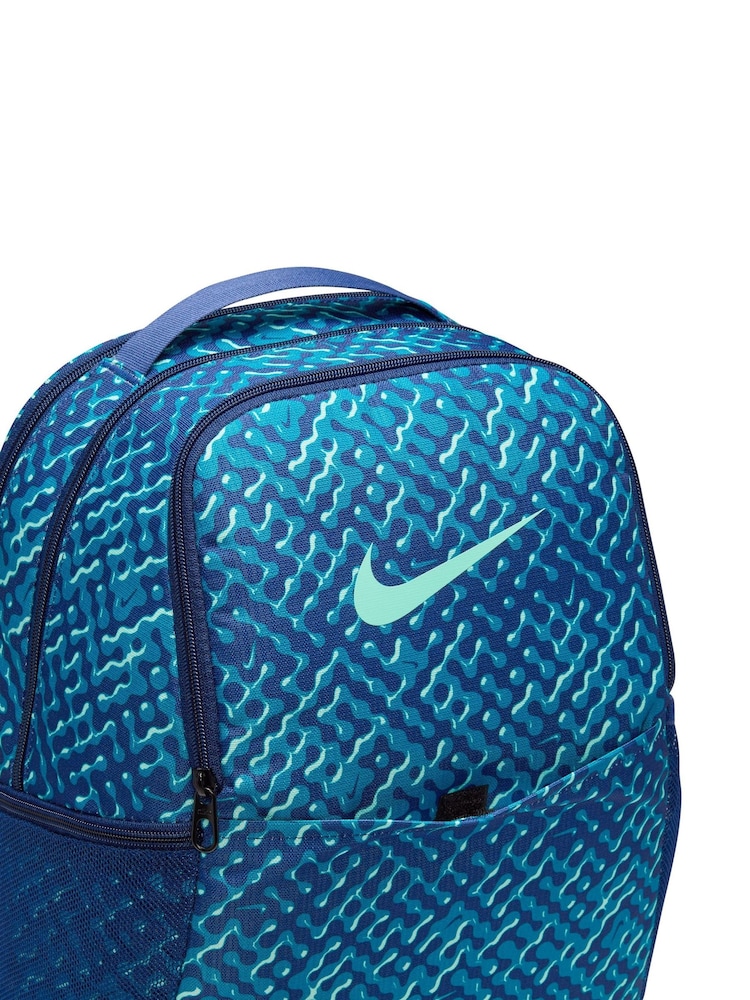 Buy Nike Blue Void All-Over Print Brasilia Backpack from Next Romania
