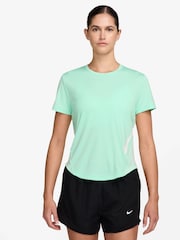 Nike Mint Green Tempo Swoosh Dri-FIT Short Sleeve Running Top - Image 1 of 3