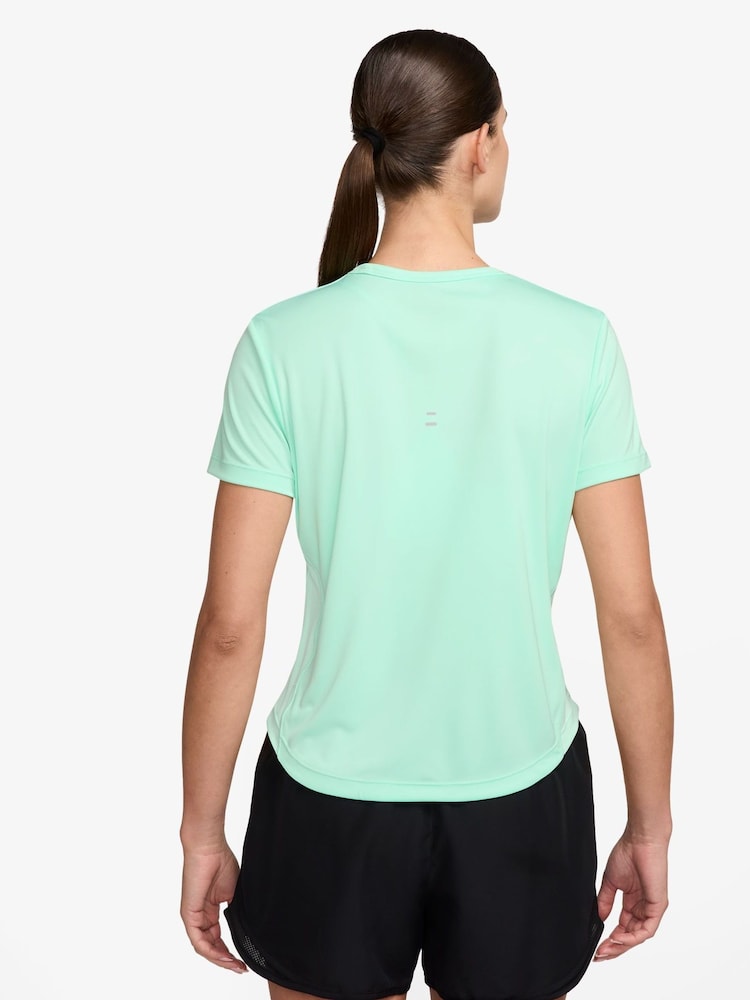 Nike Mint Green Tempo Swoosh Dri-FIT Short Sleeve Running Top - Image 2 of 3