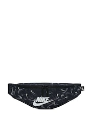 Nike Black Airbrush Logo Heritage Wasitpack - Image 1 of 7