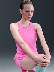 Nike Pink Tempo Dri-FIT Running Vest Top - Image 4 of 8