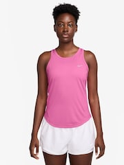 Nike Pink Tempo Dri-FIT Running Vest Top - Image 6 of 8