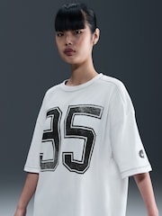 Nike White Sportswear Short Sleeve T-Shirt - Image 4 of 5