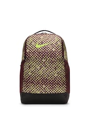 Nike Burgundy Crush All Over Print Brasilia Backpack - Image 1 of 11
