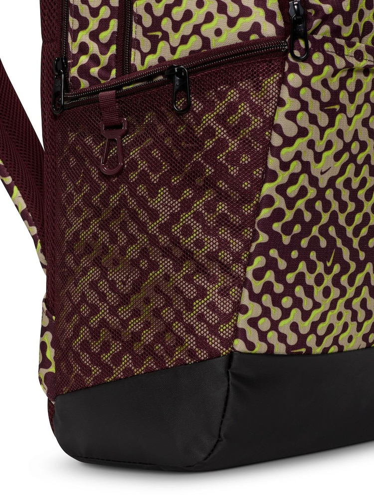 nike backpack licensee Blackjack Elite Lacrosse Leather Briefcase Book Bags Back pocket features a Rod Color:Gilded Minnow