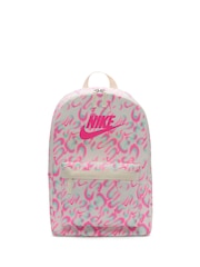 Nike Sail Cream Airbrush Logo Heritage Backpack - Image 3 of 8
