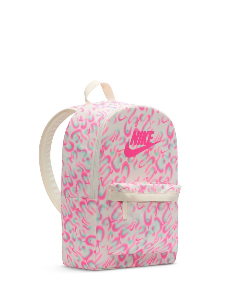 Buy Nike Sail Cream Airbrush Logo Heritage Backpack from the Next