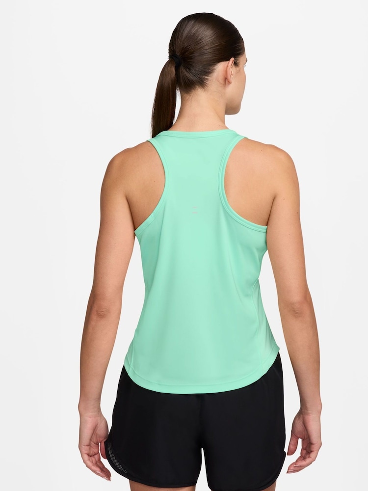 Nike Green Tempo Swoosh Logo Running Vest Top (3mths-7yrs) - Image 2 of 4 Nike Green Tempo Swoosh Logo Running Vest Top (3mths-7yrs) - Image 2 of 4