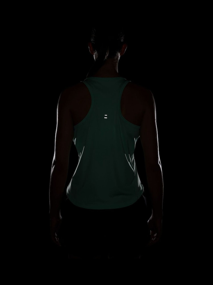 Nike Green Tempo Swoosh Logo Running Vest Top (3mths-7yrs) - Image 4 of 4 Nike Green Tempo Swoosh Logo Running Vest Top (3mths-7yrs) - Image 4 of 4