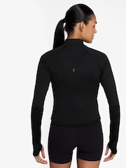 Nike Black Tempo Dri-FIT 1/2-Zip Running Top - Image 2 of 3