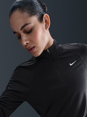 Nike Black Tempo Dri-FIT 1/2-Zip Running Top - Image 6 of 6