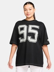 Nike Black Sportswear Short Sleeve T-Shirt - Image 1 of 3