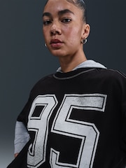 Nike Black Sportswear Short Sleeve T-Shirt - Image 5 of 5