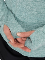 Nike Cannon Green Swift Dri-FIT UV Long Sleeve Crew Neck Running Top - Image 3 of 3