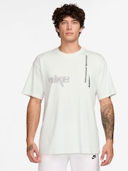 Nike White Swoosh Sport T-Shirt - Image 1 of 3