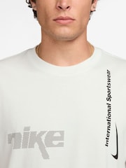 Nike White Swoosh Sport T-Shirt - Image 3 of 3