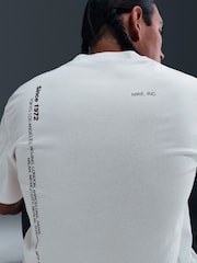 Nike White Swoosh Sport T-Shirt - Image 4 of 8