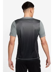 Nike Anthracite Grey Strike+ Dri-FIT Short Sleeve Football Top - Image 2 of 3