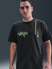 Nike Anthracite Grey Swoosh Sport T-Shirt - Image 3 of 5