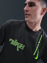 Nike Anthracite Grey Swoosh Sport T-Shirt - Image 5 of 5
