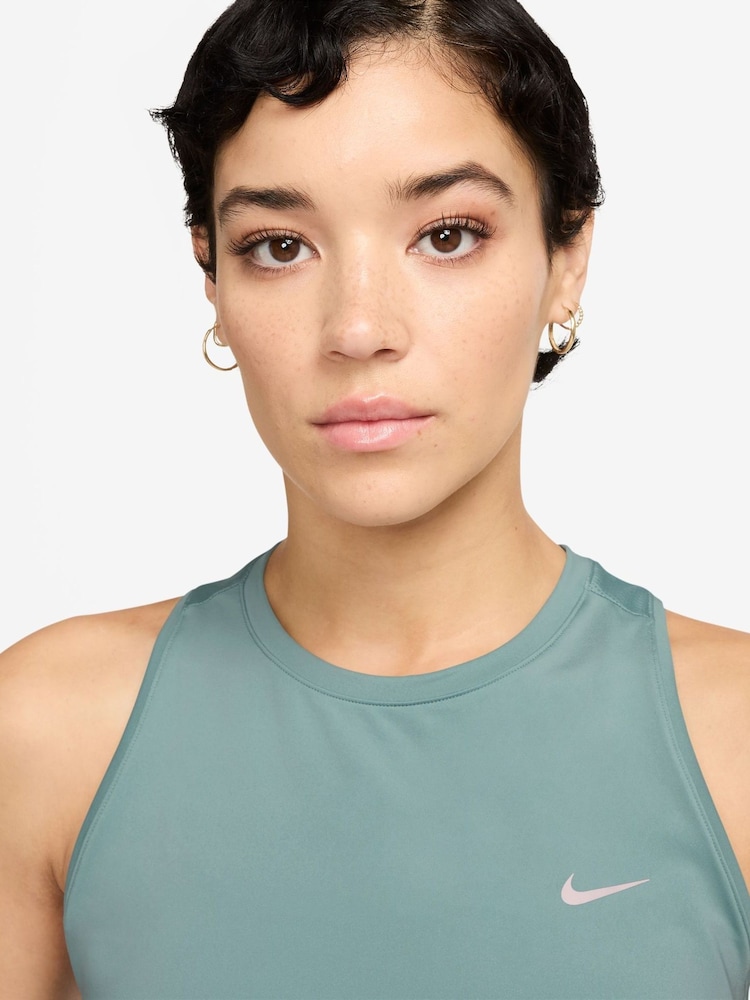 Nike Cannon Green Swift Dri-FIT Running Tank Top - Image 3 of 3