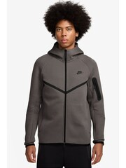 Nike Grey Stone Tech Fleece Full-Zip Windrunner Hoodie - Image 1 of 6