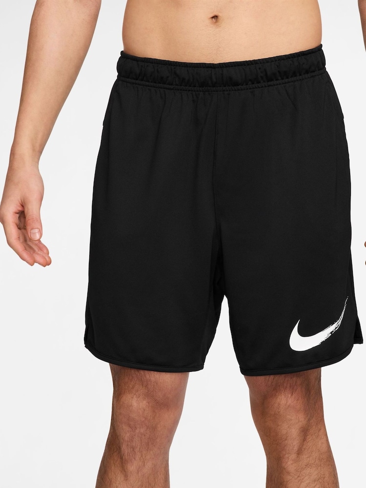 Nike Black Dri-FIT Totality Knit 7 Inch Unlined Training Shorts - Image 1 of 4