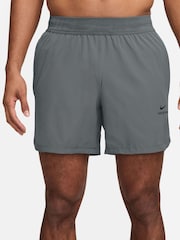 Nike Smoke Grey Pro Training 6 inch Dri-FIT Shorts - Image 1 of 4