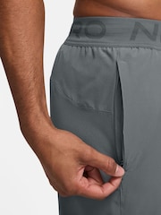Nike Smoke Grey Pro Training 6 inch Dri-FIT Shorts - Image 4 of 4