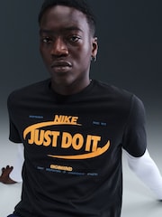 Nike Black Just Do It Graphic T-Shirt - Image 5 of 8