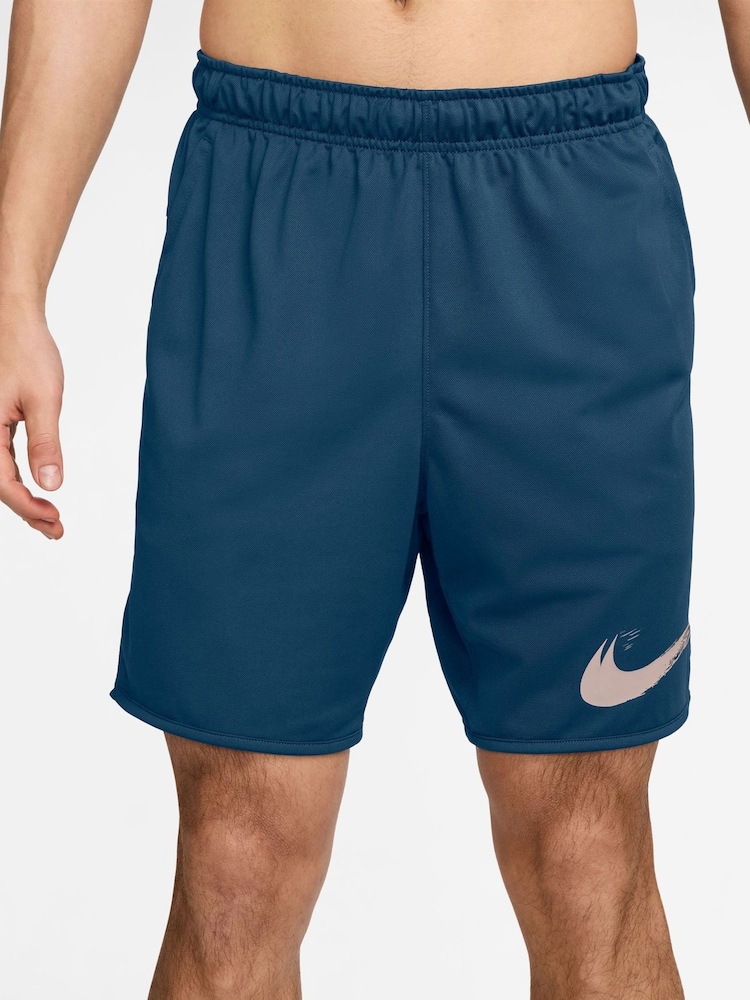 Nike Blue Force Dri-FIT Totality Knit 7 Inch Unlined Training Shorts - Image 1 of 4