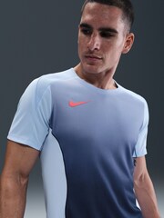 Nike Blue Tint Strike+ Dri-FIT Short Sleeve Football Top - Image 5 of 5
