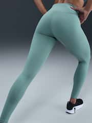 Nike Green One High Waisted Full Length Leggings - Image 5 of 6