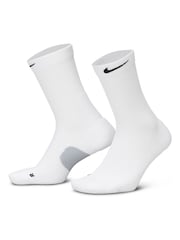Nike White Dri-FIT Fast Performance Crew Socks 1 Pack - Image 1 of 4