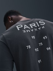 Nike Black PSG Paname Graphic T-Shirt - Image 5 of 11