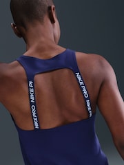 Nike Midnight Navy Pro Dri-FIT Tank Vest Top - Image 4 of 5