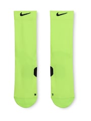 Nike Yellow Dri-FIT Fast Performance Crew Socks 1 Pack - Image 2 of 4