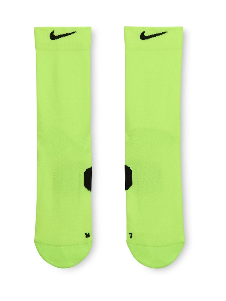 Nike Yellow Dri-FIT Fast Performance Crew Socks 1 Pack - Image 2 of 4