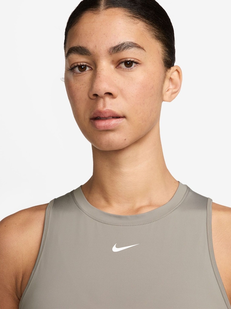 Nike Black One Classic Dri-FIT Vest Top - Image 3 of 3