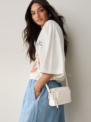 Bone Double Zip Cross Body Bag - Image 1 of 8