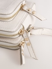 Bone Double Zip Cross Body Bag - Image 4 of 8