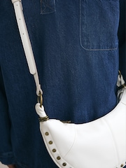 Bone Studded Cross Body Bag - Image 2 of 8