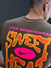 Nike Grey Stone Sportswear Classic Relaxed T-Shirt - Image 3 of 5