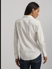 Lauren Ralph Lauren Jamelko Non Iron Stretch Cotton White Shirt - Image 2 of 4