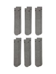 Gris - Al tobillo - Pack de 6 pares de calcetines acolchados de uso diario de Nike - Imagen 3 de 4