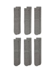 Gris - Al tobillo - Pack de 6 pares de calcetines acolchados de uso diario de Nike - Imagen 4 de 4