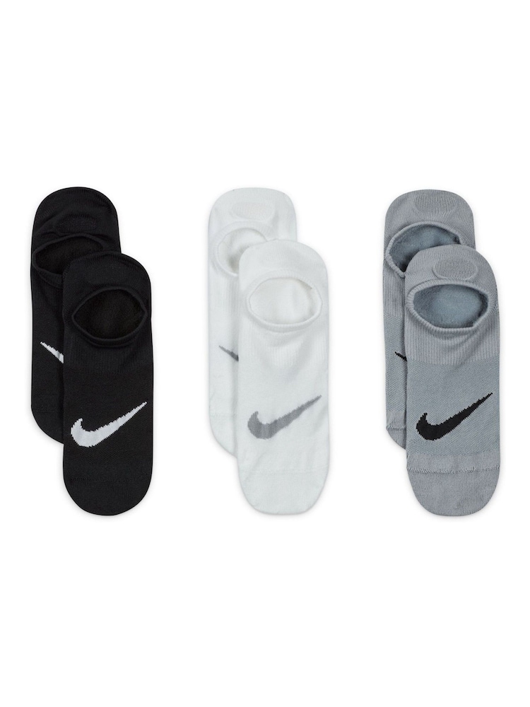 Nike Natural Womens Footsie Training Socks 3 Pack - Image 1 of 4 Nike Natural Womens Footsie Training Socks 3 Pack - Image 1 of 4