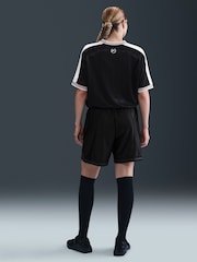 Nike Black Sportswear V-Neck Jersey Top - Image 2 of 5