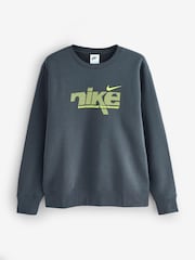 Nike Anthracite Grey Club Sweatshirt - Image 1 of 1